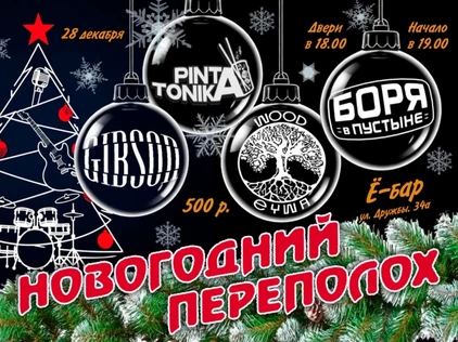 Новогодний переполох | 28.12 |  Ё-бар Пермь