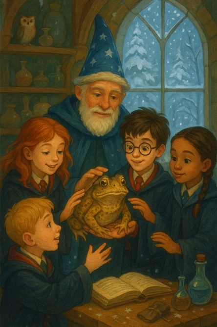 Игровой квест «Школа Волшебников: Зимний Факультет» с элементами контактного зоопарка (5+)