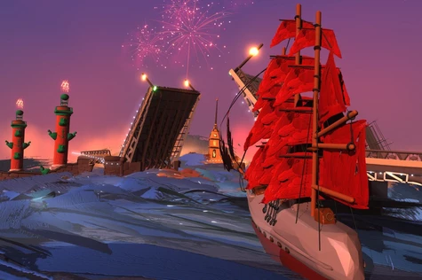 Оживающая открытка