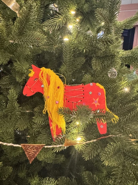 Мастер класс «Новогодняя игрушка - лошадка»