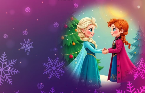 Новогодняя ёлка «Холодное сердце»