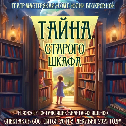 спектакль «Тайна старого шкафа» 20 декабря ЮГ