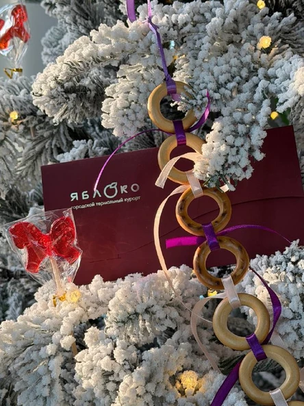 ПОДАРОК  НА ТЕРМАЛЬНЫЙ КУРОРТ "ЯБЛОКО"    "С ЛЕГКИМ ПАРОМ!"