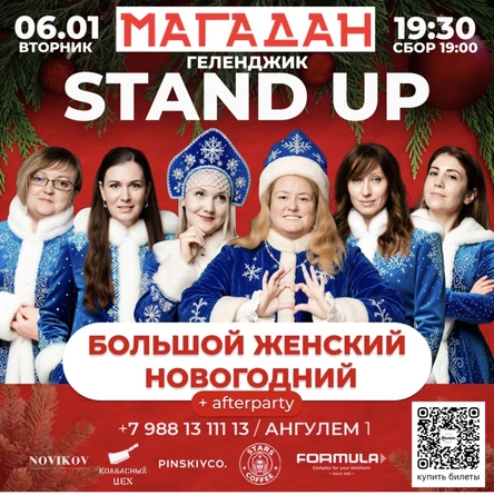 Стендап женский новогодний