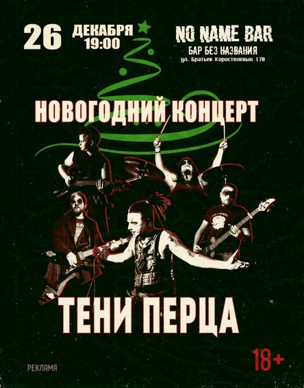 Тени Перца Новогодний концерт