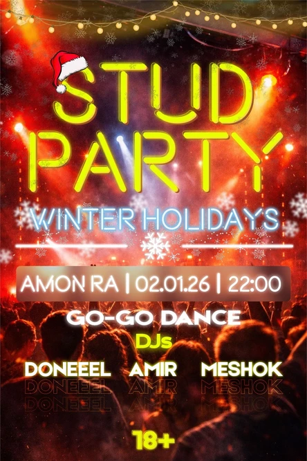 STUD PARTY WINTER HOLIDAYS
