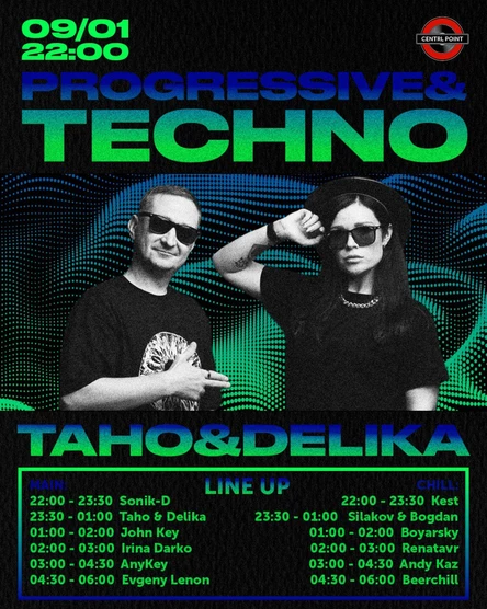 CENTRL POINT: Taho & Delika. Progressive techno