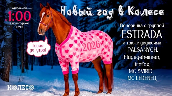 Новый Год в Колесе с группой Estrada!