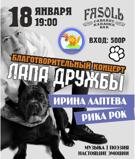 Благотворительный концерт "Лапа Дружбы"
