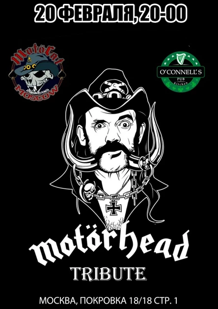20.02 | Motorhead Tribute | O’Connell’s Pub
