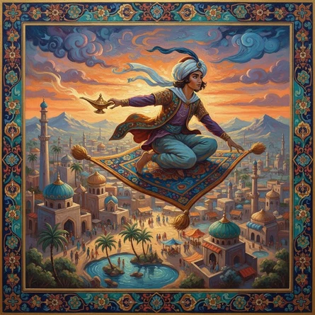 Волшебная лампа Алладина. Музыкальная сказка с песочной анимацией