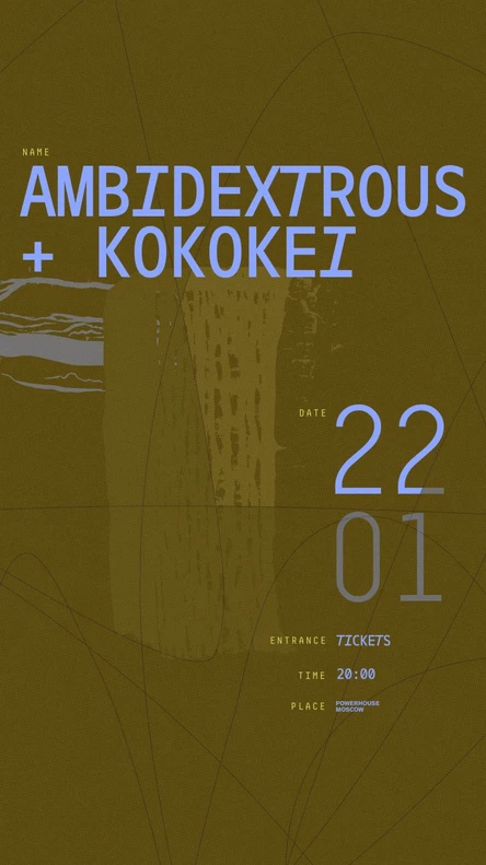 Ambidextrous + Kokokei