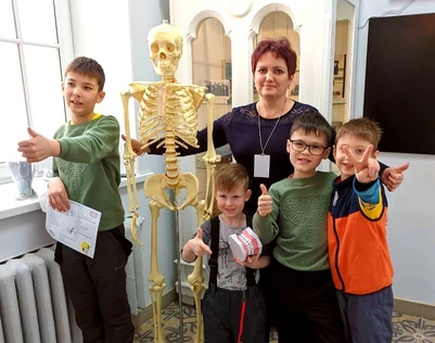 Занятие «Веселые приключения здорового зуба» в Военно-медицинском музее 7-11 лет