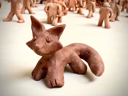 Мастерская Аникушина, экскурсия и мастер-класс «Лисичка» по лепке из глины 5-7 лет