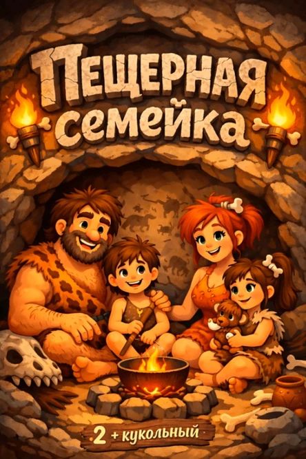 Пещерная семейка 2+