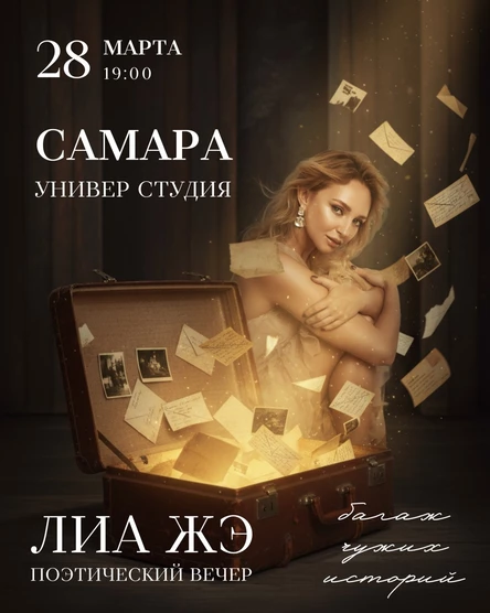 Поэтический вечер Лиа Жэ в Самаре 28 марта