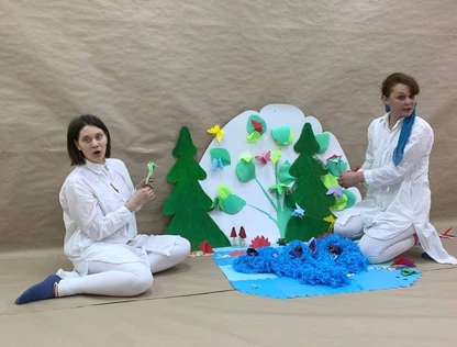 "Бумажные истории" сенсорная сказка