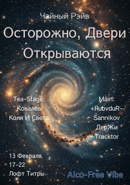 Чайный рейв "Осторожно, двери открываются."