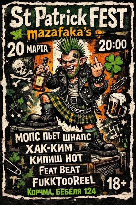St Patrick FEST, mazafaka’s