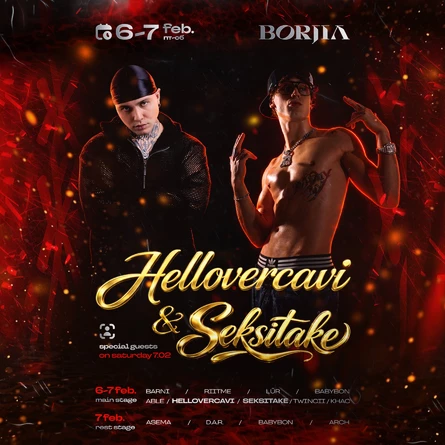 SEKSITAKE & HELLOVERCAVI | BORJIA 07.02 | ВОРОНЕЖ