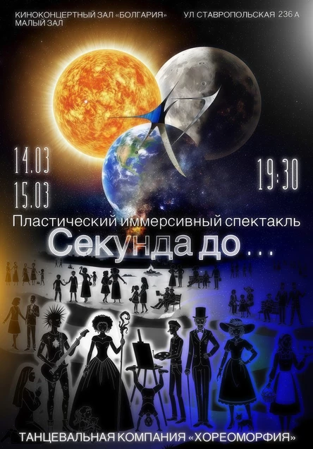 Пластический иммерсивный спектакль "Секунда до..."