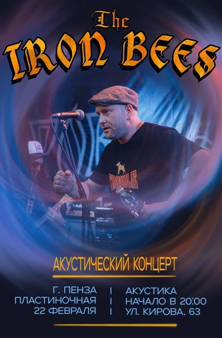 THE IRON BEES в Пензе! 22.02 АКУСТИКА