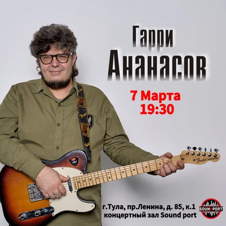 Акустический концерт Гарри Ананасова