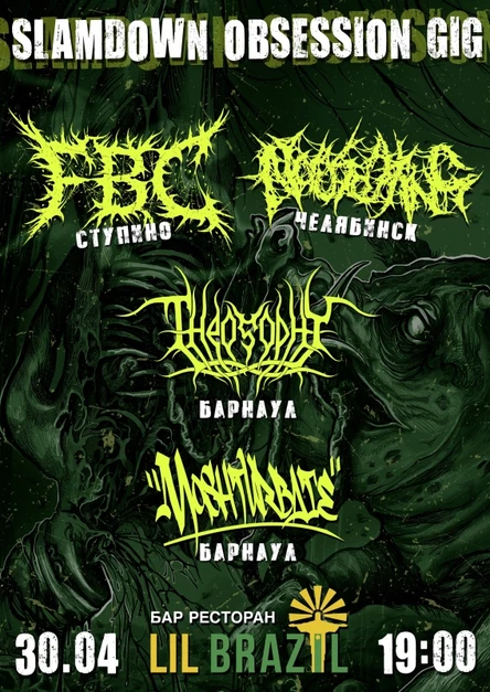Slamdown Obsession Gig | 30/04 | LIL BRAZIL