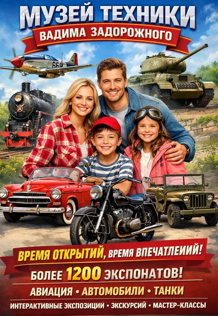 Посещение музея техники Вадима Задорожного