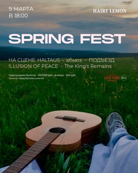 9 марта | Spring Fest | Hairy lemon pub