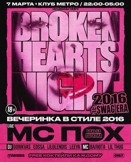 BROKEN HEARTS NIGHT | 2K16 ERA + МС ПОХ