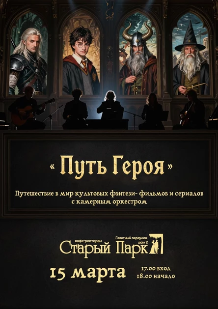 "Путь героя". Фэнтези-хиты со струнным ансамблем