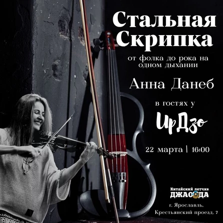 Стальная Скрипка. От фолка до рока на одном дыхании. Анна Данеб в гостях у ИрДзо