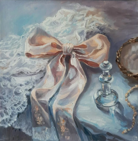 Рисуем маслом -  "Аромат романтики"