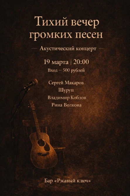 19.02|Акустический вечер