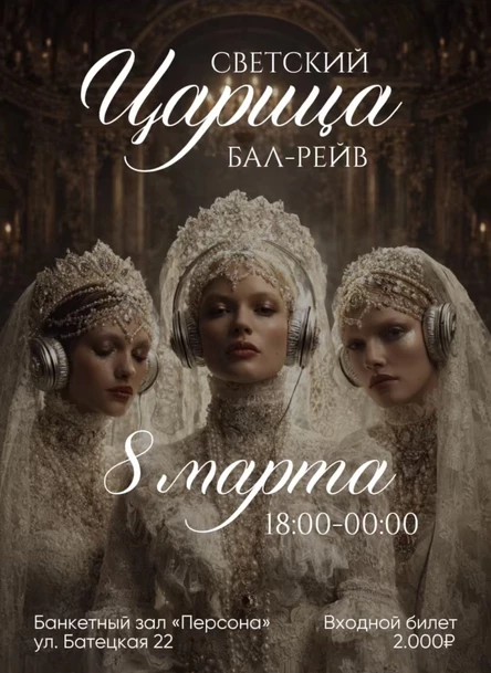 Светский бал-рейв "ЦАРИЦА"