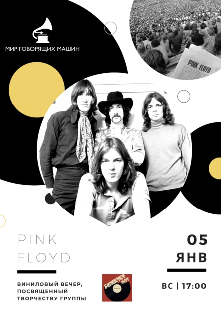 Виниловый вечер  "Pink Floyd"