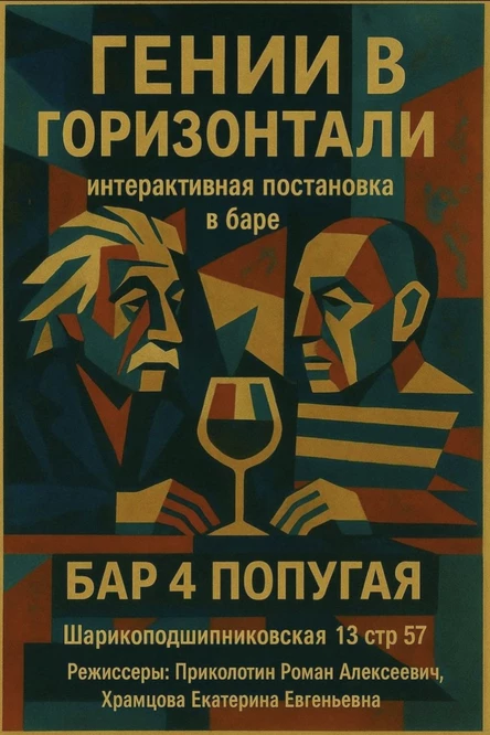 «Гении в Горизонтали» - интерактивная постановка в баре