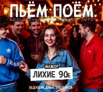 Пьём Поём | 2 апреля | Лихие 90е