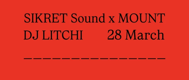 SIKRET Sound X Mount ( DJ LITCHI )