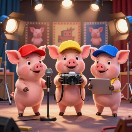 "Три поросенка"- интерактивная сказка для всей семьи