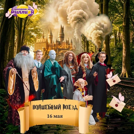 ВОЛШЕБНЫЙ ПОЕЗД  ХОГВАРТС ЭКСПРЕСС