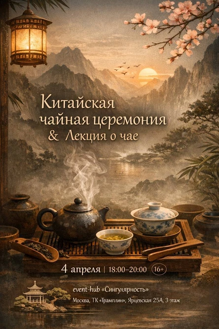 Китайская чайная церемония + лекция о чае