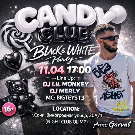CANDY CLUB / BLACK & WHITE