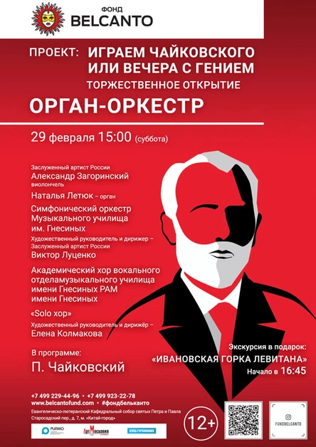 «Играем Чайковского или вечера с Гением. Орган-оркестр»