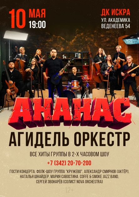 Группа АНАНАС с Симфоническим оркестром