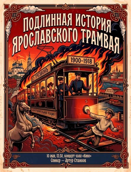 Ярославский трамвай | Благотворительная лекция