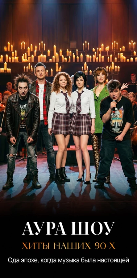 Оркестр при свечах - Аура Шоу. Суперхиты 90-х. Красноярск
