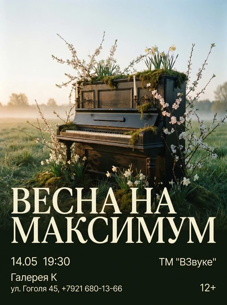 "ВЕСНА НА МАКСИМУМ" Отчетный концерт студентов студии ВЗвуке