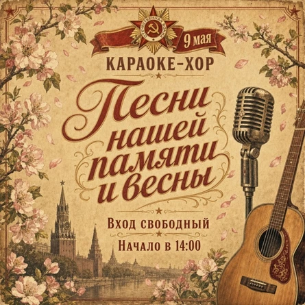 Караоке хором: Песни нашей памяти и весны